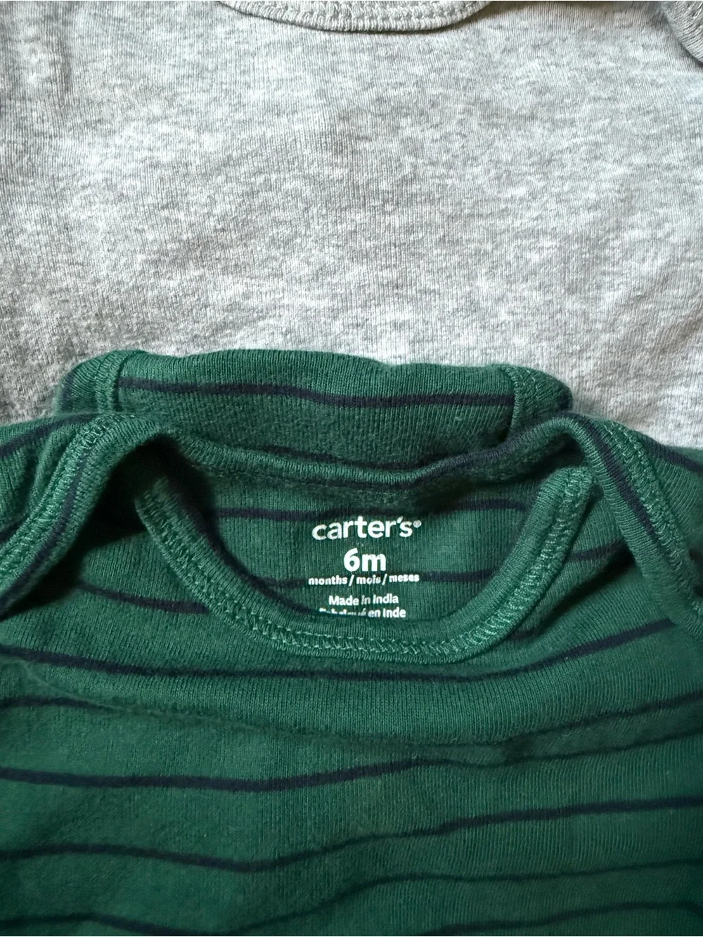 Carter's & Old Navy long sleeve Baby Bodysuit - size 3-6 months